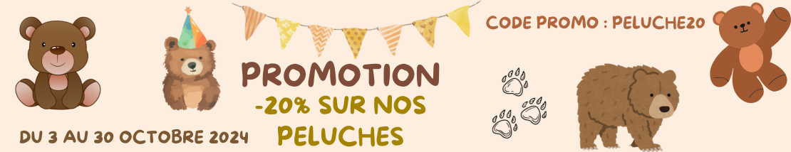 promotion peluche octobre